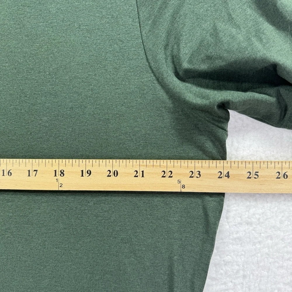 01 Algo Shirt Mens XL Green Performance Polo Golf SPF 40 Quick Dry Moisture Wick
